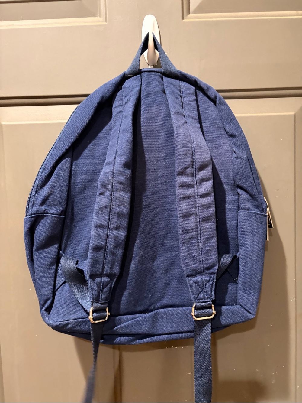 Polo Navy Backpack with Color-Block Lettering - Picture 5 of 6